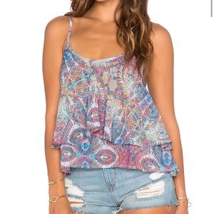 Show me your mumu Jodi Rae ruffle tank